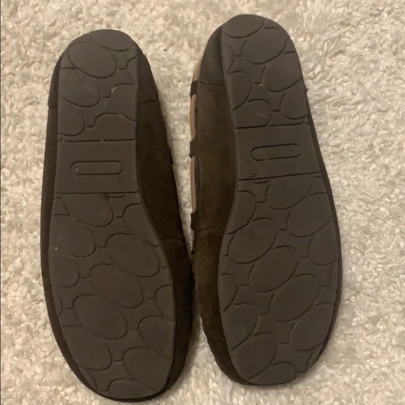 Brown Suede Moccasins Size 8 - Picture 2 of 2